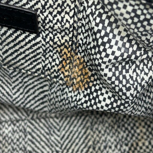 Rebecca Minkoff Perry Satchel Structured Leather Crossbody Bag Grey Taupe Handle - Picture 16 of 16